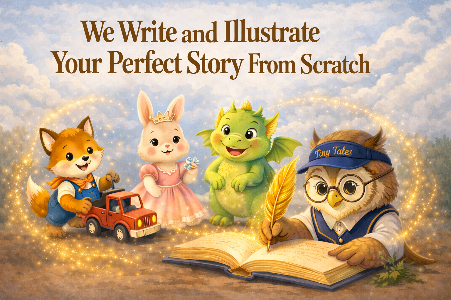 TinyTales — We Write and Illustrate Your Perfect Story From Scratch